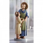 Saint Joseph the Worker with Jesus 8 Inch High Statue