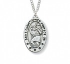 Women's Small Oval St. Christopher Medal
