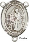 St. Aaron Rosary Centerpiece Sterling Silver or Pewter