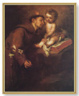 St. Anthony Gold Frame 11x14 Plaque