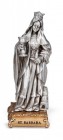 Saint Barbara Pewter Statue 4.5 Inches
