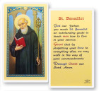 St. Benedict, God Our Father Laminated Prayer Card