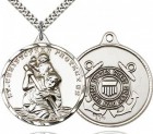Large St. Christopher Coast Guard Medal