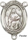 St. Deborah Rosary Centerpiece Sterling Silver or Pewter