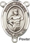 St. Dismas Rosary Centerpiece Sterling Silver or Pewter