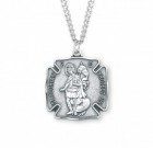 St. Florian Medal Sterling Silver, 2 Sizes Available
