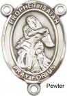 St. Isaiah Rosary Centerpiece Sterling Silver or Pewter