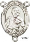 St. James the Lesser Rosary Centerpiece Sterling Silver or Pewter