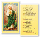 St. Jude, Don't Quit Holy Card Laminated Prayer Card