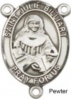 St. Julie Billiart Rosary Centerpiece Sterling Silver or Pewter