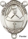St. Katharine Drexel Rosary Centerpiece Sterling Silver or Pewter