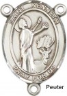 St. Kenneth Rosary Centerpiece Sterling Silver or Pewter