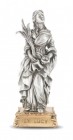 Saint Lucy Pewter Statue 4 Inch