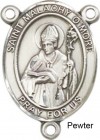 St. Malachy O'more Rosary Centerpiece Sterling Silver or Pewter