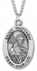 St. Matthew Medal Sterling Silver