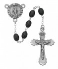 St. Michael Black Bead Rosary