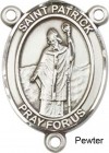 St. Patrick Rosary Centerpiece Sterling Silver or Pewter