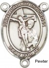 St. Paul of the Cross Rosary Centerpiece Sterling Silver or Pewter