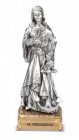 St. Philomena Pewter Statue 4 Inch