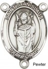 St. Stanislaus Rosary Centerpiece Sterling Silver or Pewter