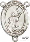 St. Tarcisius Rosary Centerpiece Sterling Silver or Pewter