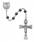 Sterling Silver 6mm Genuine Hematite Rosary