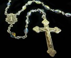 Swarovski Crystal Miraculous Rosary in Sterling Silver