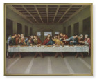 The Last Supper Gold Trim Plaque - 2 Sizes