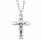 Traditional Crucifix Pendant Sterling Silver