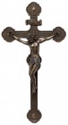 Veronese Wall Crucifix, Bronzed Resin - 14 Inches