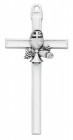 White Enamel First Communion Wall Cross 5 Inches