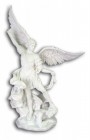White St. Michael Statue - 10 Inches 