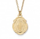 Women's Gold Over Sterling Silver Miraculous Medal