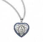 Women's Heart and Swirls Miraculous Medal