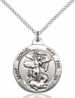 Women's Round St. Michael the Archangel Medal