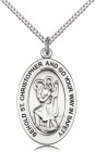 Women's St. Christopher of Travelers Necklace