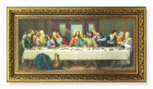 Zabateri Last Supper Print in Ornate Gold-Leaf Frame - 2 Sizes