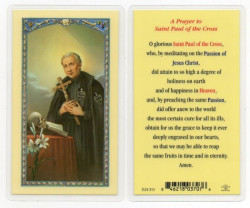 A Prayer To St. Paul Laminated Prayer Card [HPR513]