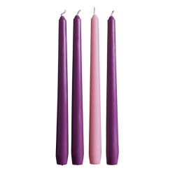 Advent Taper Candle - Set of 4 - 10 inch [CAN351]