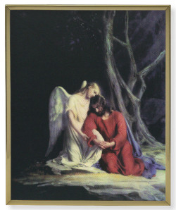 Agony in the Garden by Chambers Gold Frame 8x10 Plaque [HFA4869]