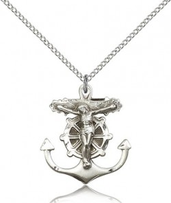 Anchor Crucifix Medal [BM0049]