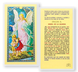 Angel De La Guarda Del Puente Laminated Spanish Prayer Card [HPRS790]