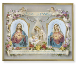 Baby Room Blessing Gold Frame 8x10 Plaque [HFA4924]
