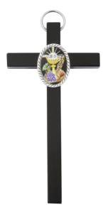 Black Wood Communion Cross 6 inches [MVC7563]