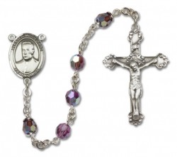 Blessed Miguel Pro Sterling Silver Heirloom Rosary Fancy Crucifix [RBEN1003]