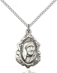 St. Teresa of Calcutta with Fancy Edge Medal [BM0075]