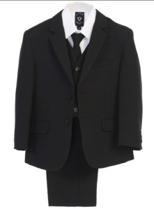 Boys 5 piece Poly Poplin Suit  [LHB3585]