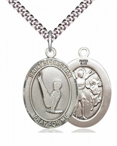 Men's St. Sebastian Gymnastics Medal [EN6303]
