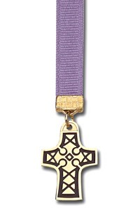Celtic Cross Bookmark - 12 Ribbon Colors Available [TCG0009]