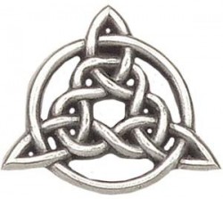 Celtic Trinity Knot Lapel Pin - 1“ H [TSG1018]